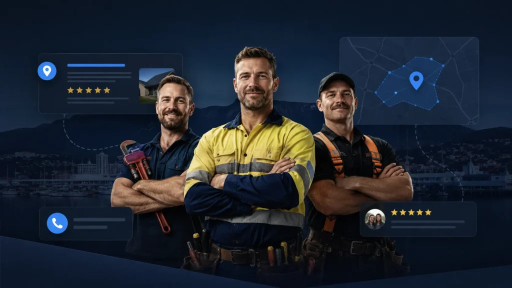 Search to enquiry journey showing how tradie SEO turns local searches into quote requests.